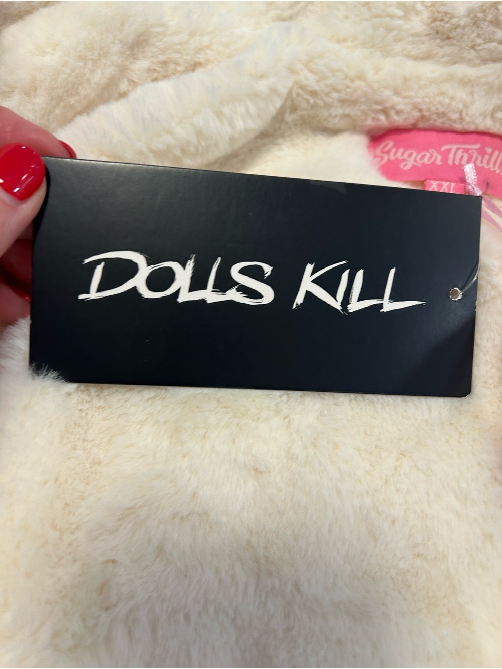 Sugar thrillz Metallic Jacket Dolls Kill NWT XXL - Picture 5 of 5